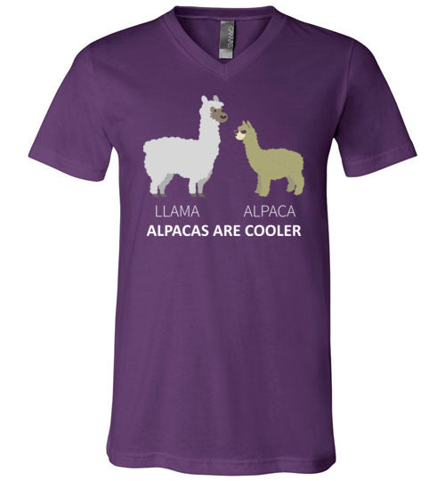 Llama Alpacas Are Cooler V-Neck