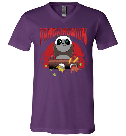 Pandamonium Panda V-Neck