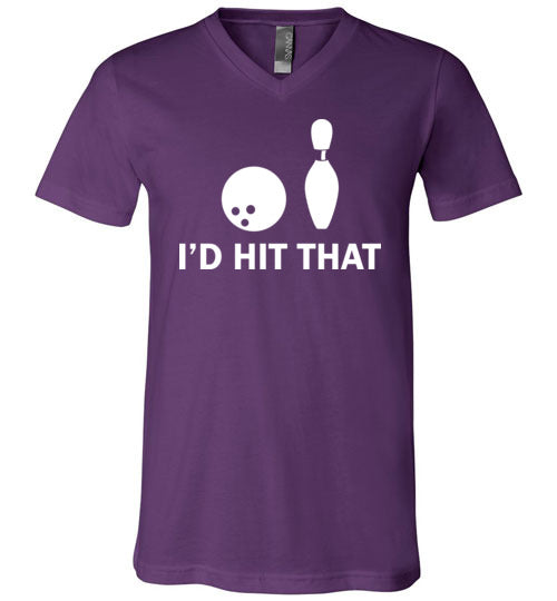 Bowling Hit That V-Neck