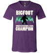 Bigfoot Hide And Seek Champion V-Neck