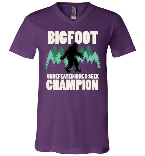 Bigfoot Hide And Seek Champion V-Neck