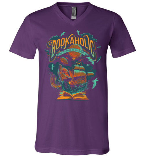 Bookaholic Octopus V-Neck