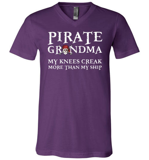 Pirate Grandma V-Neck