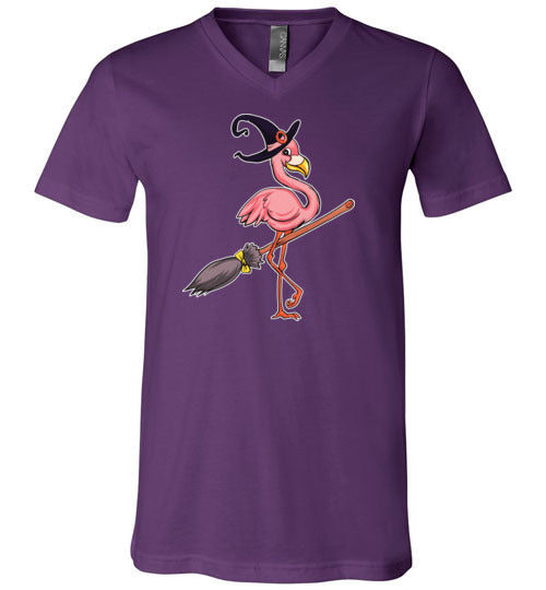 Flamingo Witch V-Neck