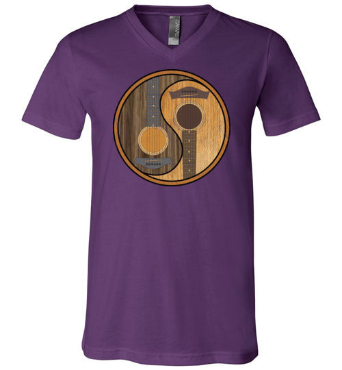 Guitar Yin-Yang V-Neck