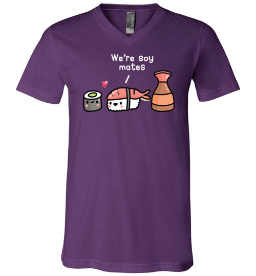 Sushi Were Soy Mates V-Neck