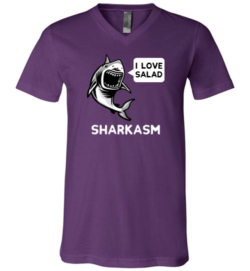 Sharkasm Love Salad V-Neck