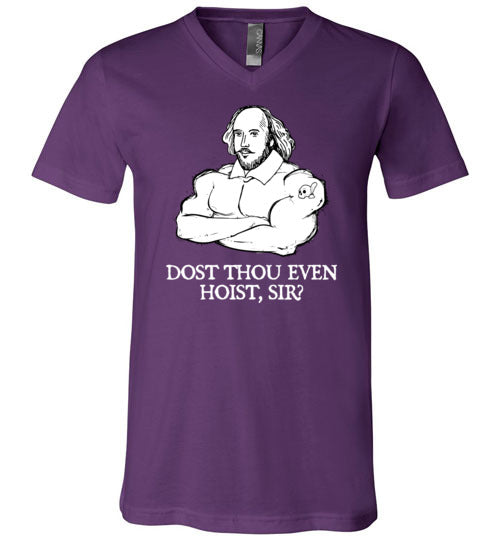 Shakespeare Dost Thou Even Hoist V-Neck