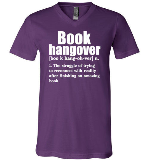 Book Hangover Definition V-Neck