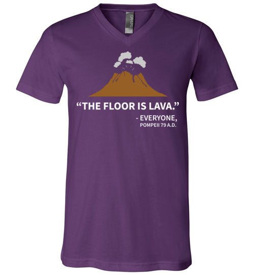 Floor Is Lava Pompeii V-Neck