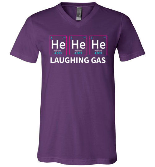 Periodic Table Laughing Gas V-Neck