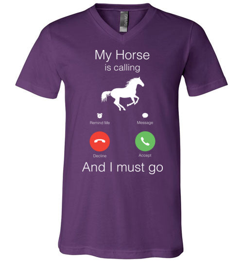 Horse Is Calling V-Neck
