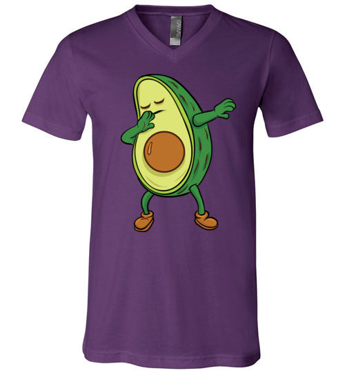 Dabbing Avocado V-Neck