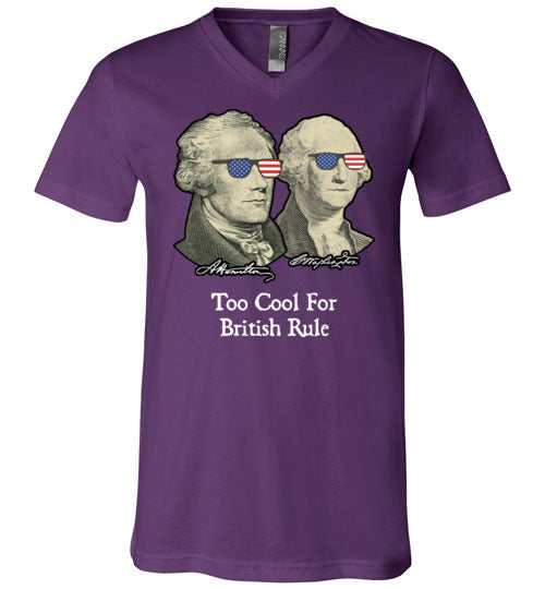 Too Cool For British Rule V-Neck