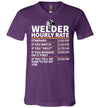 Welder Hourly Rate V-Neck