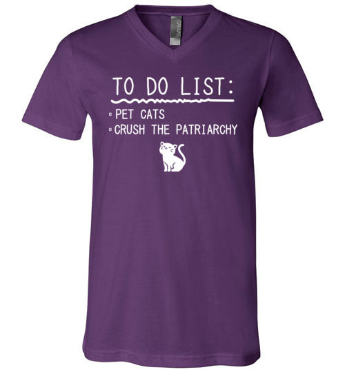 To Do List Crush Patriarchy V-Neck