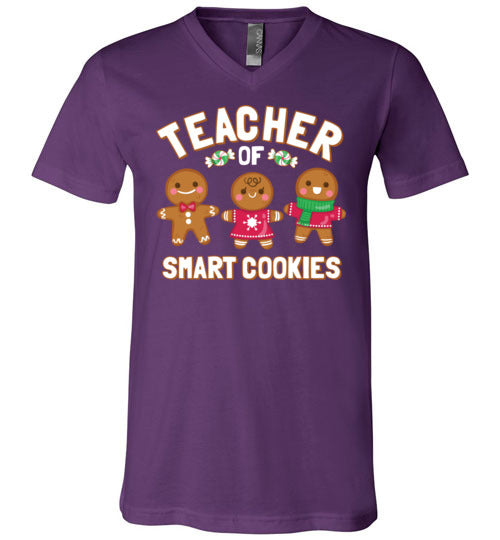 Teacher of Smart Cookies V-Neck