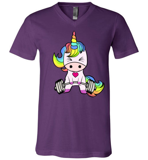 Unicorn Weightlifting Gym V-Neck