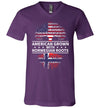 American Grown With Norwegian Roots V-Neck