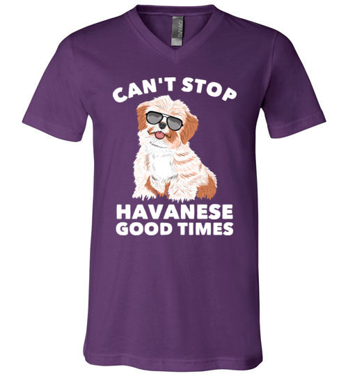 Cant Stop Havanese V-Neck