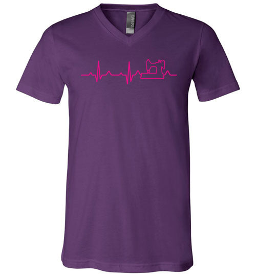 Sewing Heartbeat V-Neck