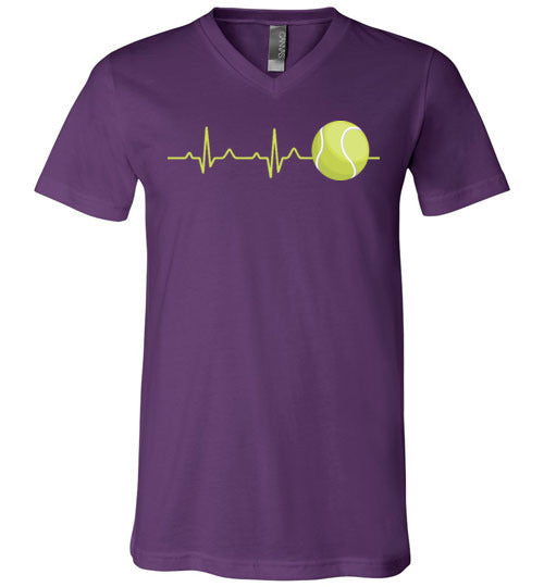 Tennis Heartbeat V-Neck