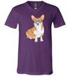 Corgi Sunglasses V-Neck