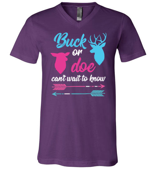 Buck Or Doe Cant Wait To Know V-Neck