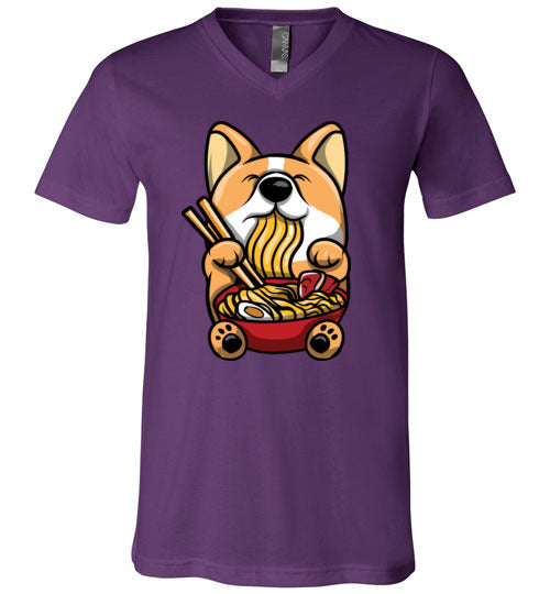 Corgi Ramen V-Neck