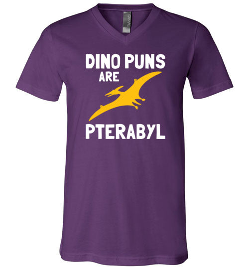 Dino Puns Ptera V-Neck