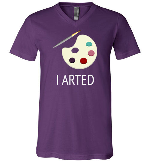 I Arted V-Neck