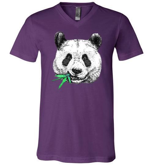 Panda Face V-Neck