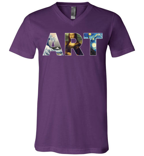 Famous Works of Art V-Neck