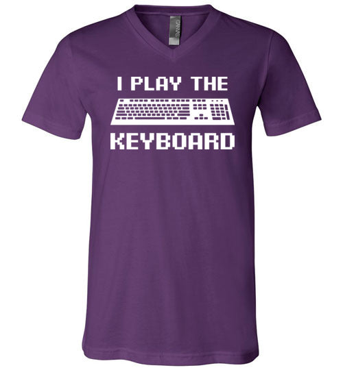 I Play The Keyboard V-Neck