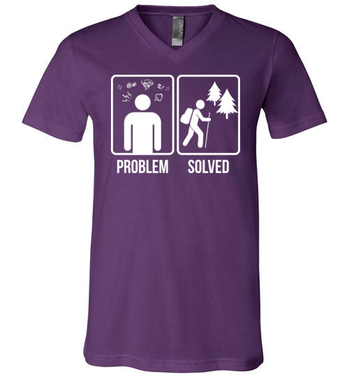 Problem Solved Hiking V-neck