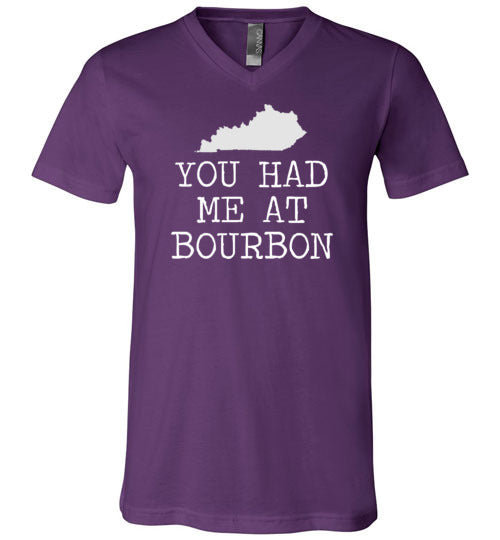 Kentucky You Had Me At Bourbon V-Neck