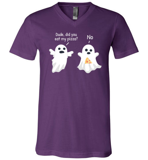 Ghost Pizza V-Neck