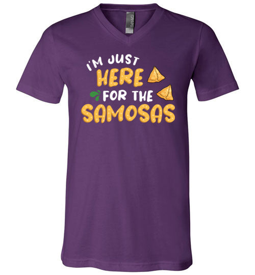 Just Here For The Samosas V-Neck