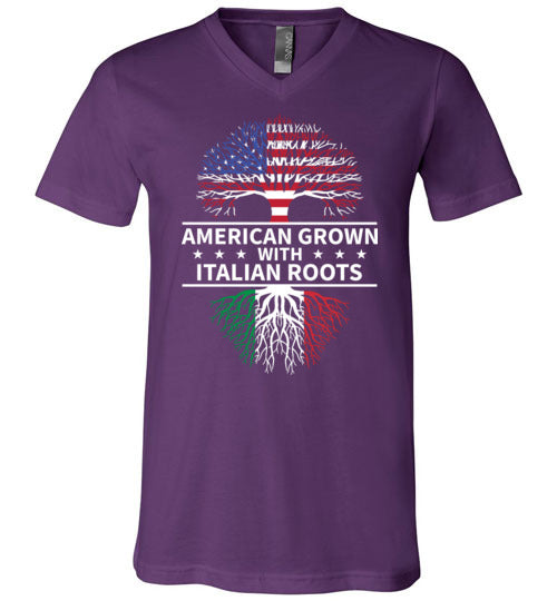 American Grown Italian Roots V-Neck