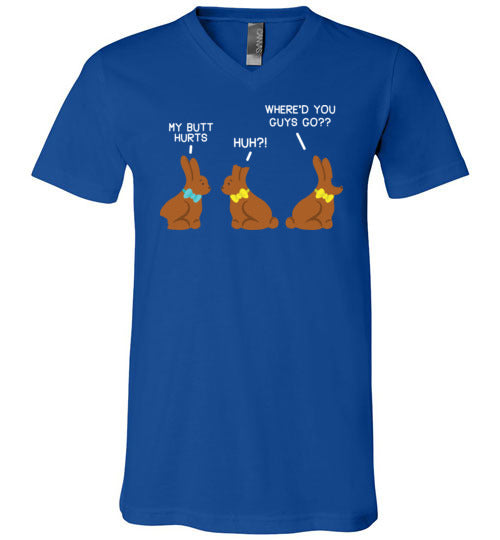 Easter Chocolate Bunnies V-Neck
