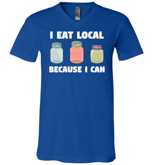 Canning Eat Local V-Neck
