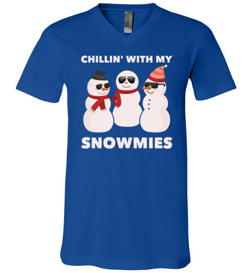 Chillin With My Snowmies V-Neck