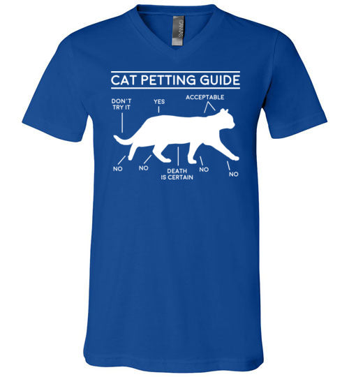 Cat Petting Guide V-Neck