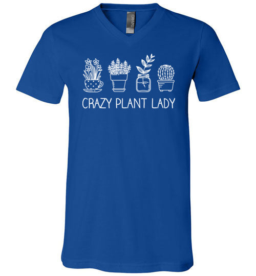 Crazy Plant Lady V-Neck