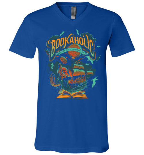 Bookaholic Octopus V-Neck