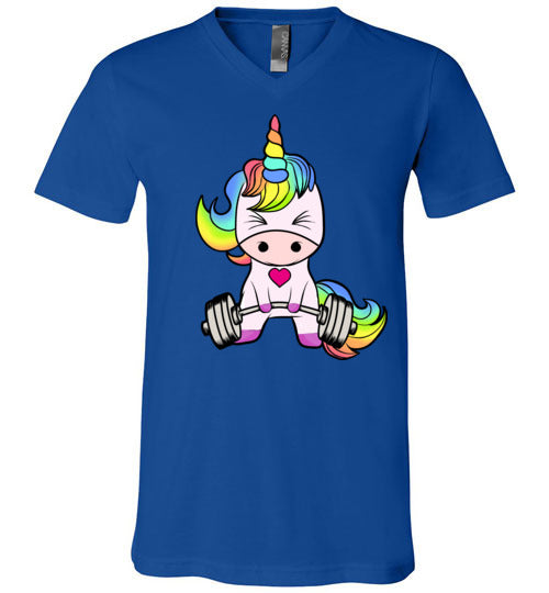 Unicorn Weightlifting Gym V-Neck