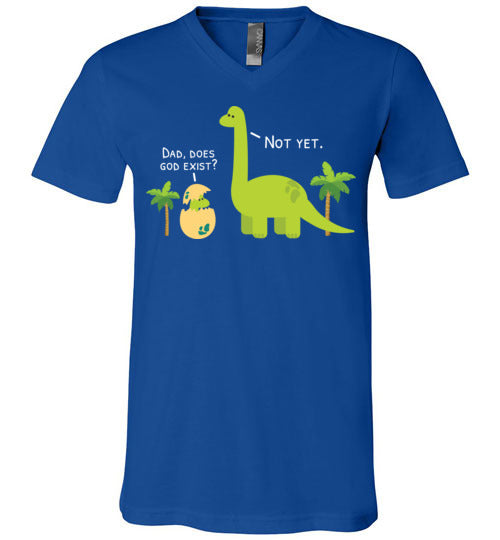 Atheist Dinosaur V-Neck