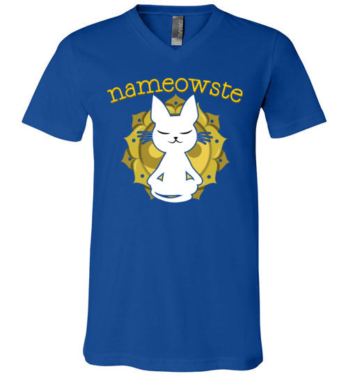 Cat Yoga Nameowste V-Neck