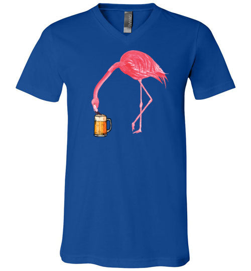 Flamingo Beer V-Neck