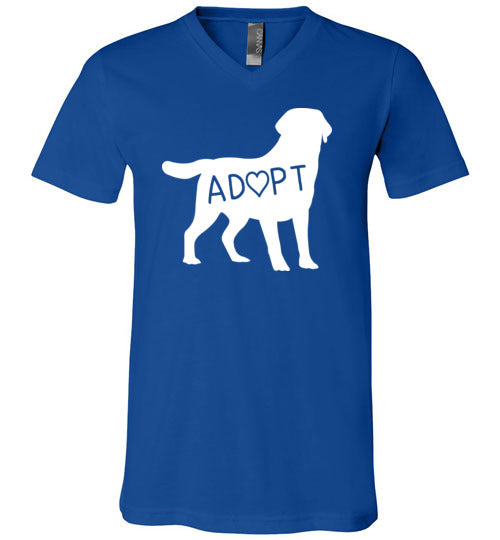 Adopt Dog V-Neck
